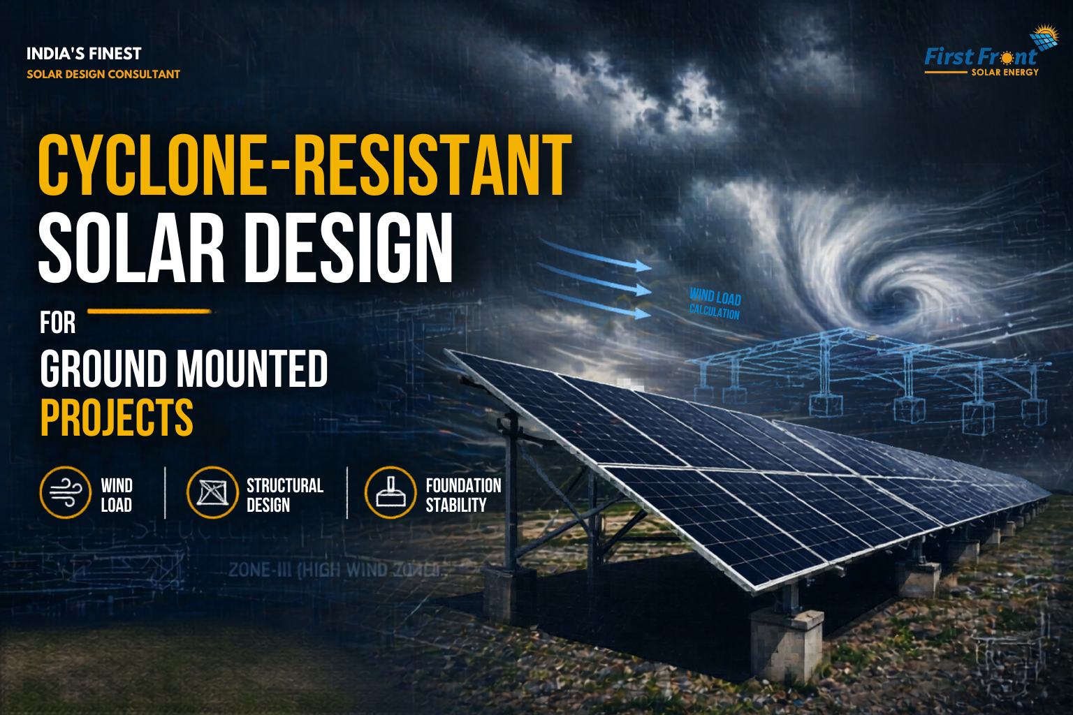 Ground Mounted Solar Projects in Cyclone-Prone Areas: Lessons from Recent Gujarat Cyclones