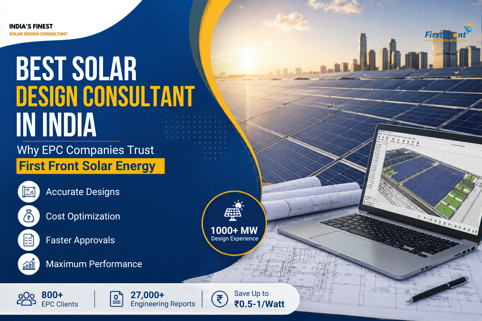 Best Solar Design Consultant in India: Why Choose First Front Solar Energy?