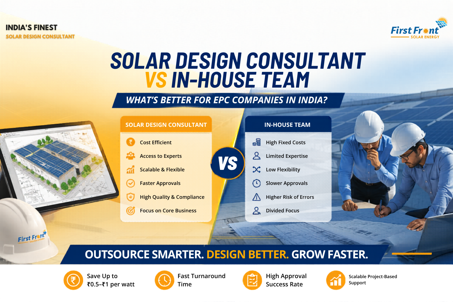 Solar Design Consultant vs In-House Team: What’s Better for EPC Companies in India?